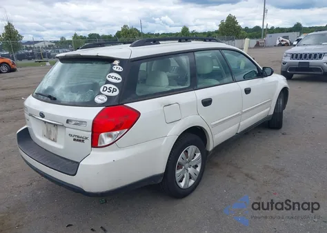 2009 Subaru Outback 2.5I from USA, damaged, VIN 4S4BP60C797337282